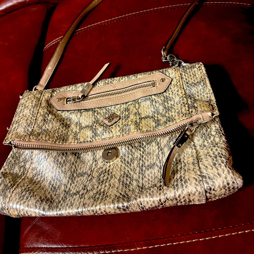 Simply Vera Vera Wang snakeskin crossbody